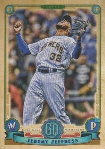 #194 Jeremy Jeffress - Milwaukee Brewers - 2019 Topps Gypsy Queen Baseball