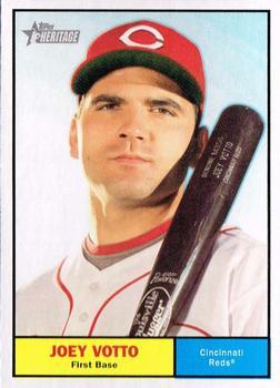 #194 Joey Votto - Cincinnati Reds - 2010 Topps Heritage Baseball