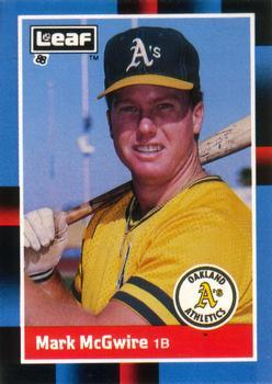 #194 Mark McGwire - Oakland Athletics - 1988 Leaf Baseball