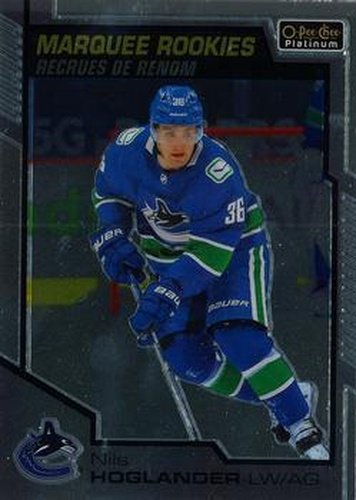 #194 Nils Hoglander - Vancouver Canucks - 2020-21 O-Pee-Chee Platinum Hockey