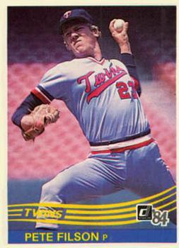#194 Pete Filson - Minnesota Twins - 1984 Donruss Baseball