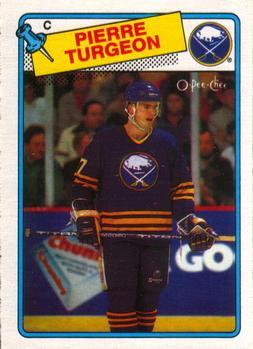 #194 Pierre Turgeon - Buffalo Sabres - 1988-89 O-Pee-Chee Hockey