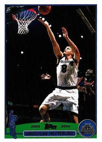 #194 Rasho Nesterovic - Minnesota Timberwolves - 2003-04 Topps Basketball