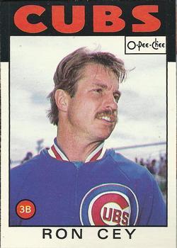#194 Ron Cey - Chicago Cubs - 1986 O-Pee-Chee Baseball