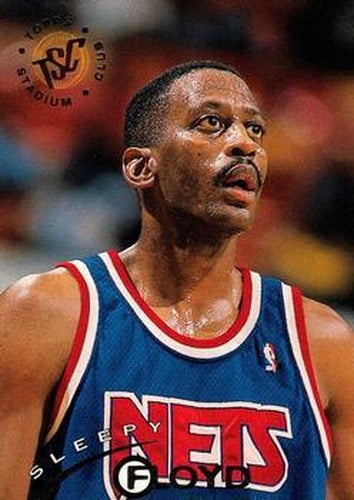 #194 Sleepy Floyd - New Jersey Nets - 1994-95 Stadium Club Basketball