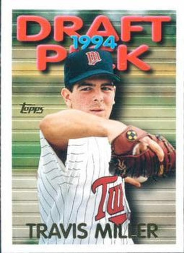 #194 Travis Miller - Minnesota Twins - 1995 Topps Baseball