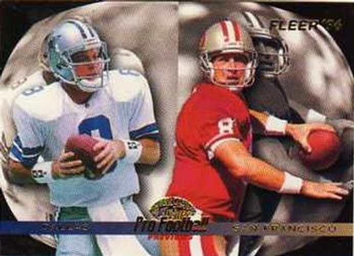 #194 Troy Aikman / Steve Young - Dallas Cowboys / San Francisco 49ers - 1996 Fleer Football