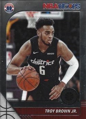 #194 Troy Brown Jr. - Washington Wizards - 2019-20 Hoops Premium Stock Basketball