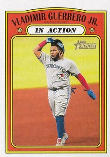#194 Vladimir Guerrero Jr. - Toronto Blue Jays - 2021 Topps Heritage Baseball