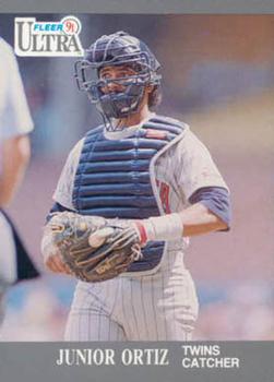 #194 Junior Ortiz - Minnesota Twins - 1991 Ultra Baseball