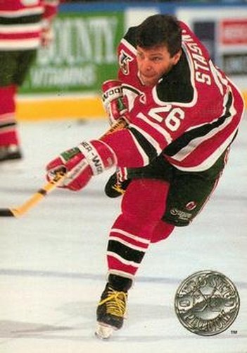 #194 Peter Stastny - New Jersey Devils - 1991-92 Pro Set Platinum Hockey