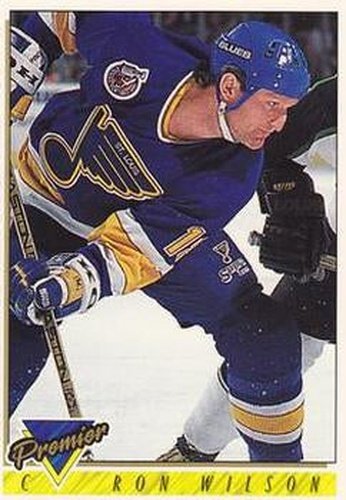 #194 Ron Wilson - St. Louis Blues - 1993-94 Topps Premier Hockey