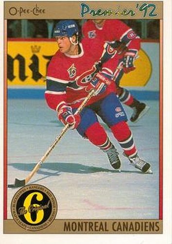 #194 Russ Courtnall - Montreal Canadiens - 1991-92 O-Pee-Chee Premier Hockey