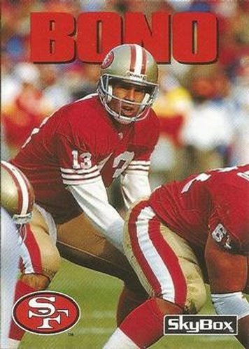 #194 Steve Bono - San Francisco 49ers - 1992 SkyBox Impact Football