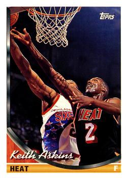 #194 Keith Askins - Miami Heat - 1993-94 Topps Basketball