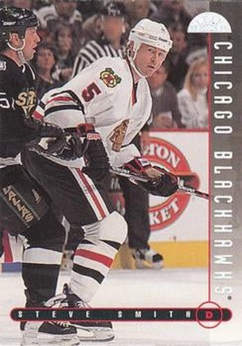#194 Steve Smith - Chicago Blackhawks - 1995-96 Leaf Hockey