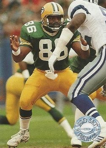 #194 Ed West - Green Bay Packers - 1991 Pro Set Platinum Football