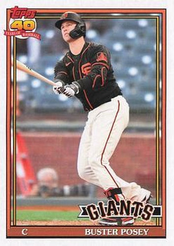 #194 Buster Posey - San Francisco Giants - 2021 Topps Archives Baseball