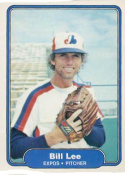 #194 Bill Lee - Montreal Expos - 1982 Fleer Baseball