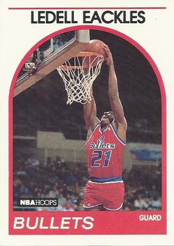 #194 Ledell Eackles - Washington Bullets - 1989-90 Hoops Basketball