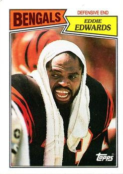 #194 Eddie Edwards - Cincinnati Bengals - 1987 Topps Football
