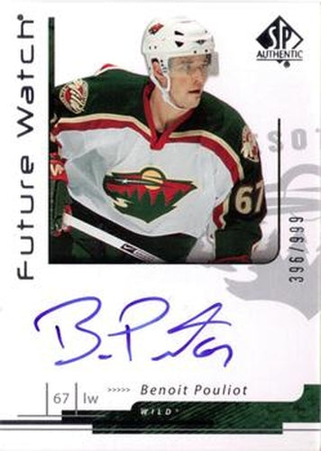 #194 Benoit Pouliot - Minnesota Wild - 2006-07 SP Authentic Hockey