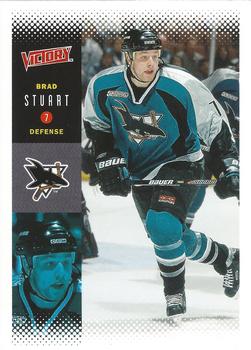 #194 Brad Stuart - San Jose Sharks - 2000-01 Upper Deck Victory Hockey