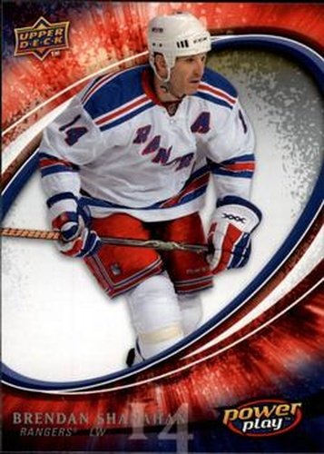 #194 Brendan Shanahan - New York Rangers - 2008-09 Upper Deck Power Play Box Set Hockey