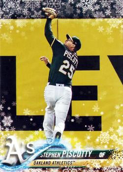 #HMW194 Stephen Piscotty - Oakland Athletics - 2018 Topps Holiday Baseball
