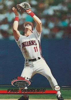 #194 Paul Sorrento - Cleveland Indians - 1993 Stadium Club Baseball