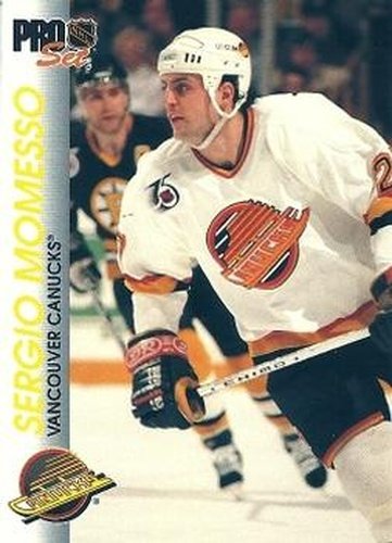 #194 Sergio Momesso - Vancouver Canucks - 1992-93 Pro Set Hockey