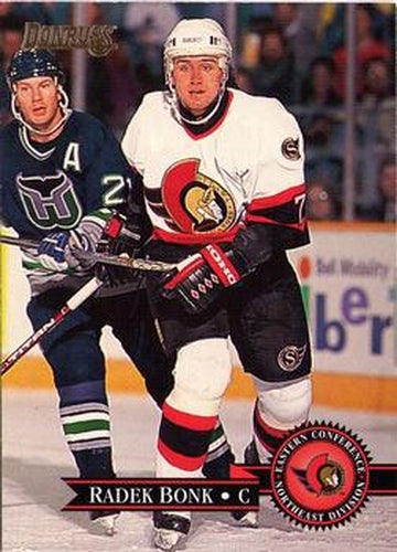 #194 Radek Bonk - Ottawa Senators - 1995-96 Donruss Hockey