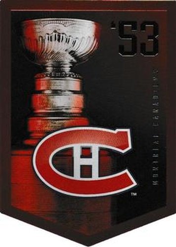 #1953 Montreal Canadiens - 2012 Panini Molson Stanley Cup Collection Hockey