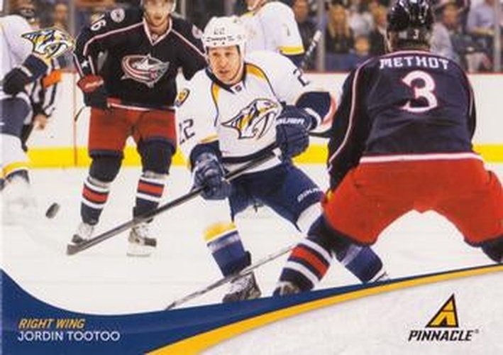#195 Jordin Tootoo - Nashville Predators - 2011-12 Panini Pinnacle Hockey