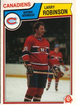 #195 Larry Robinson - Montreal Canadiens - 1983-84 O-Pee-Chee Hockey