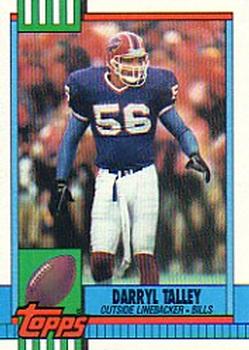 #195 Darryl Talley - Buffalo Bills - 1990 Topps Football