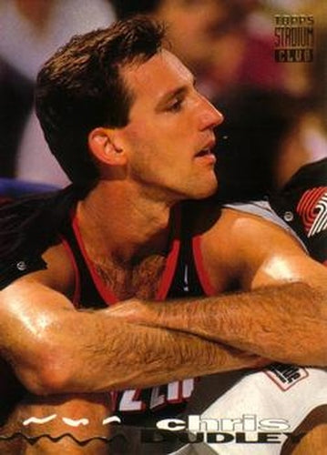 #195 Chris Dudley - Portland Trail Blazers - 1993-94 Stadium Club Basketball