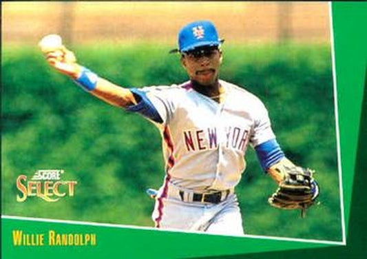 #195 Willie Randolph - New York Mets - 1993 Select Baseball