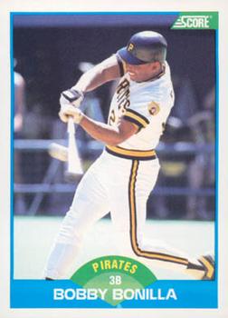 #195 Bobby Bonilla - Pittsburgh Pirates - 1989 Score Baseball