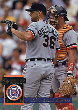 #195 Bill Gullickson - Detroit Tigers - 1994 Donruss Baseball