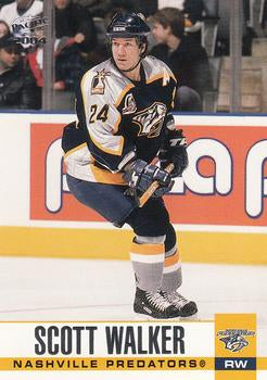#195 Scott Walker - Nashville Predators - 2003-04 Pacific Hockey