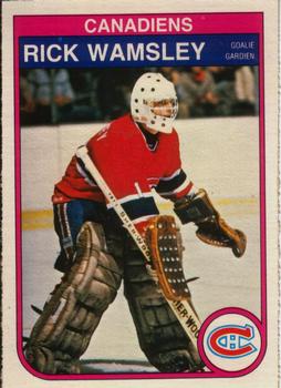 #195 Rick Wamsley - Montreal Canadiens - 1982-83 O-Pee-Chee Hockey