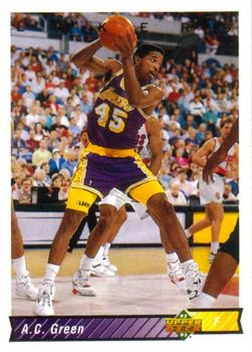 #195 A.C. Green - Los Angeles Lakers - 1992-93 Upper Deck Basketball