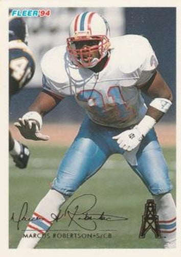 #195 Marcus Robertson - Houston Oilers - 1994 Fleer Football