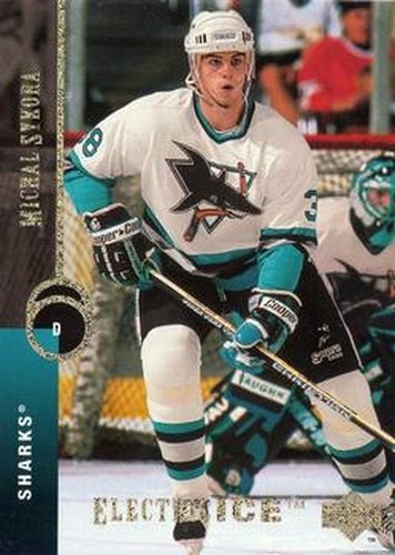 #195 Michal Sykora - San Jose Sharks - 1994-95 Upper Deck Hockey - Electric Ice