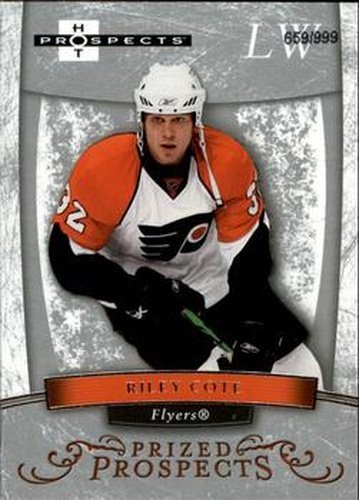 #195 Riley Cote - Philadelphia Flyers - 2007-08 Fleer Hot Prospects Hockey