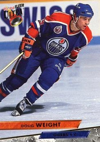 #195 Doug Weight - Edmonton Oilers - 1993-94 Ultra Hockey