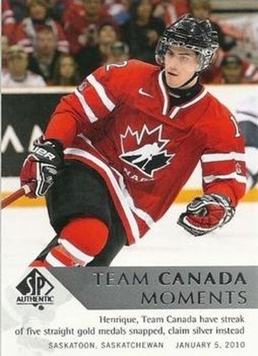 #195 Adam Henrique - Canada - 2012-13 SP Authentic Hockey