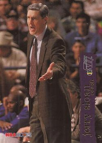 #195 Jerry Sloan - Utah Jazz - 1995-96 Hoops Basketball