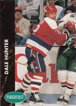 #195 Dale Hunter - Washington Capitals - 1991-92 Parkhurst Hockey